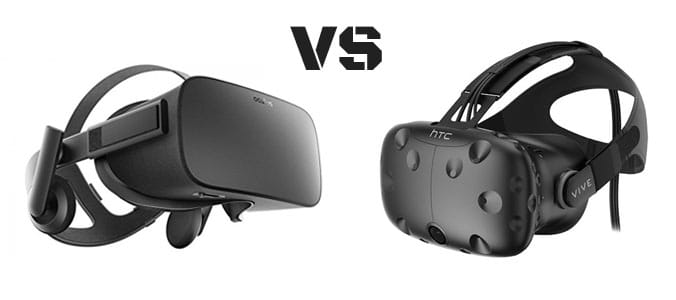 oculus rift vs htc vive