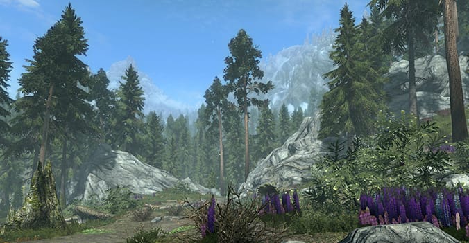 mod skyrim vr flora